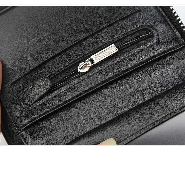 Men&#39;s Zipper Wallet, Driver&#39;s License Card Case, Men&#39;s Wallet