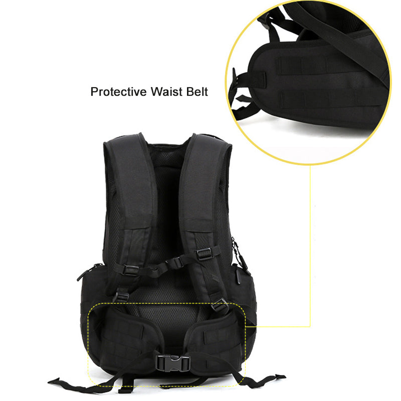 40L Men&#39;s And Women&#39;s Sports Hiking Mountaineering Bag Outdoor Tactical Bag Hunting Rucksack