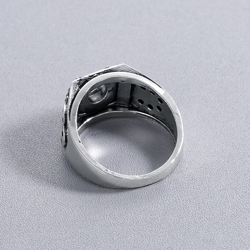 Nordic mythology Viking vintage Odin logo ring