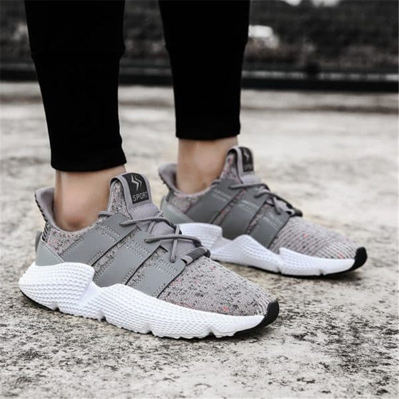 Breathable Mesh Shoes Casual Running White Shoes