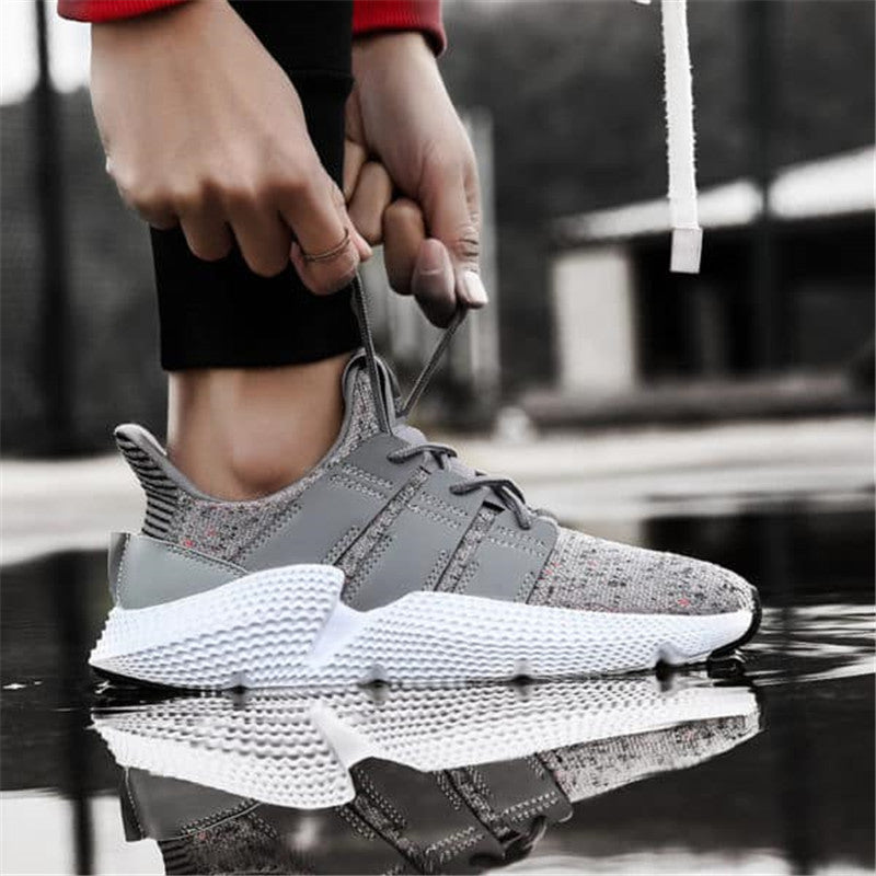 Breathable Mesh Shoes Casual Running White Shoes