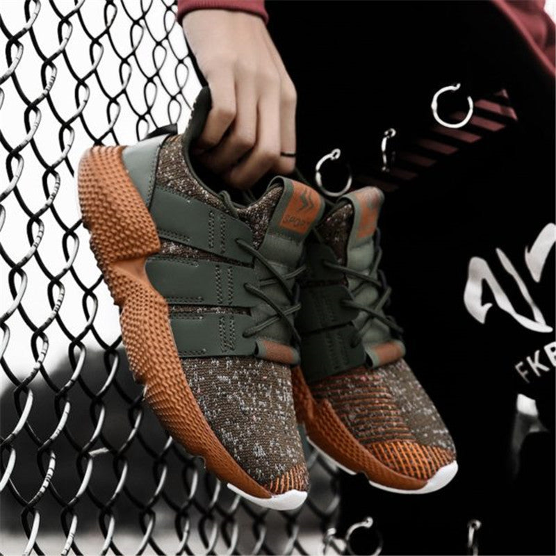 Breathable Mesh Shoes Casual Running White Shoes