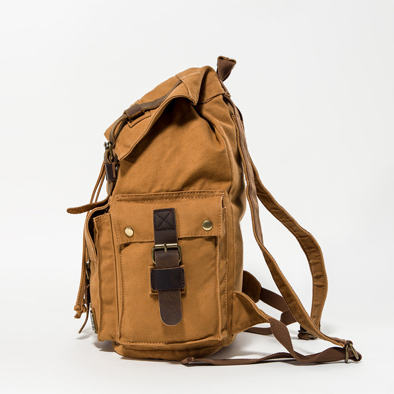 Seven-color Cotton Retro Men&#39;s Rucksack Outdoor Travel Bag