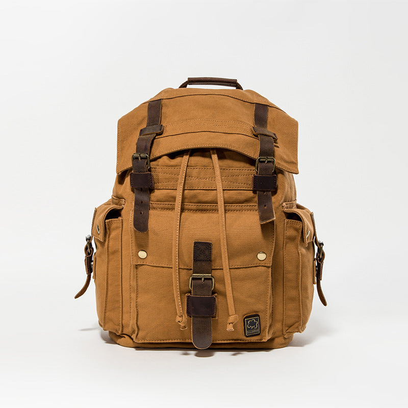 Seven-color Cotton Retro Men&#39;s Rucksack Outdoor Travel Bag