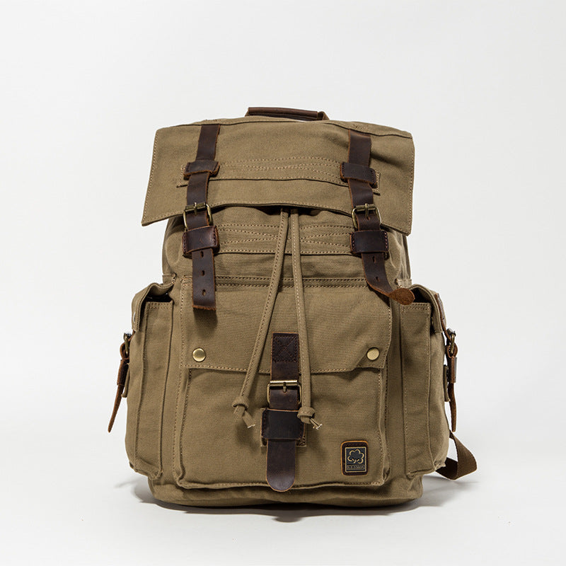 Seven-color Cotton Retro Men&#39;s Rucksack Outdoor Travel Bag