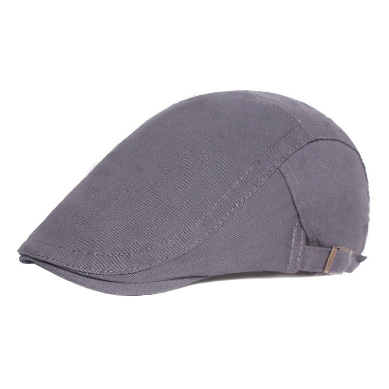 Solid Color Peaked Cap, Literary Youth Beret