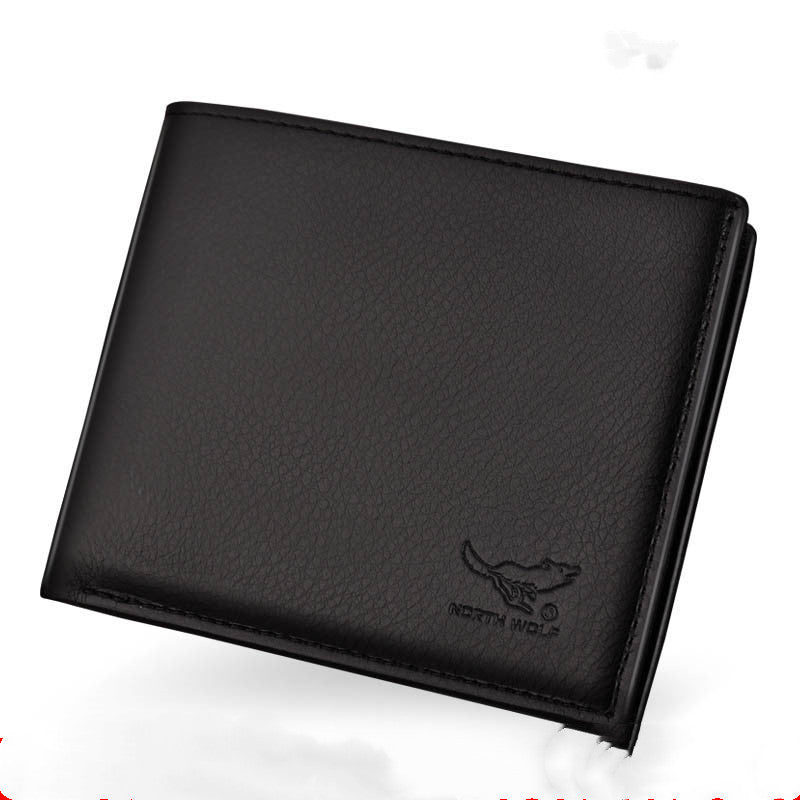 Wallet men&#39;s short zipper Korean wallet