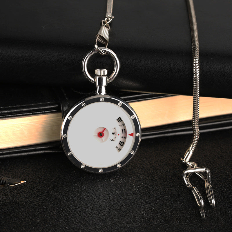 A Variety Of Creative Personality Vortex Snake-shaped Second Plate Waist Chain Quartz Pocket Watch Gift Watch