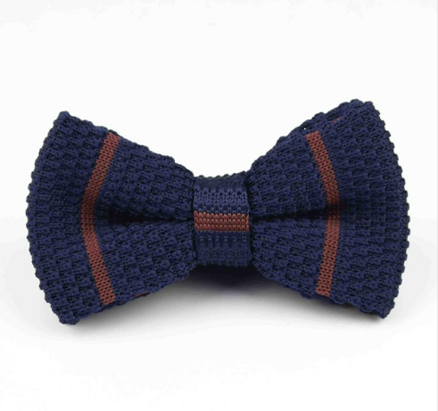 New Style Men Women Knit Bowtie Adjustable Butterfly Double Deck Neckwear Bowties Designer Knitting Dress Knitted Bow Tie