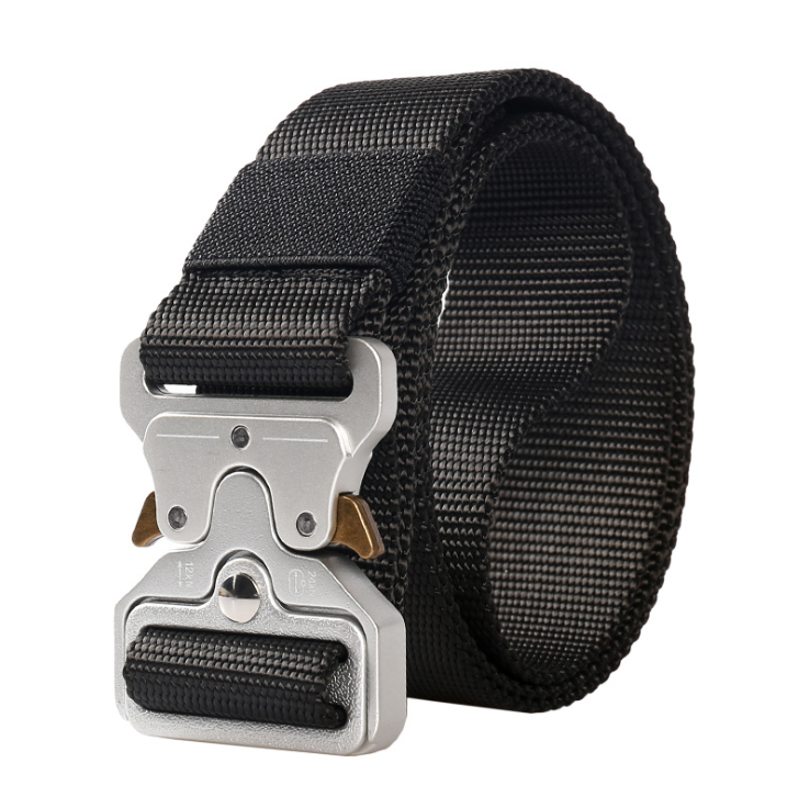 Tactical belt with alloy buckle