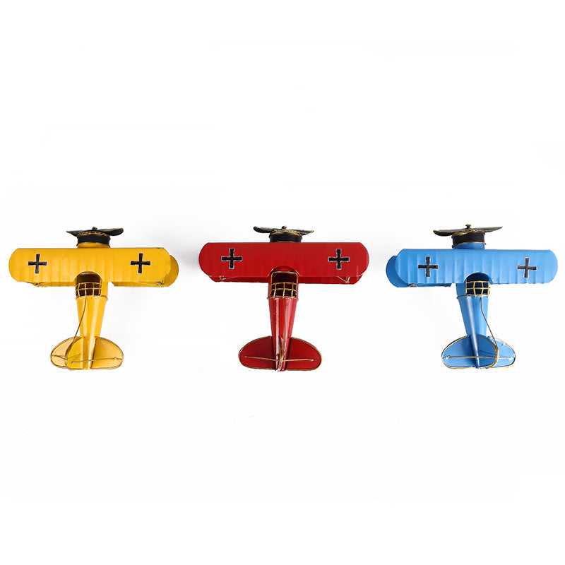 Vintage Mini Metal Decorative Plane Model