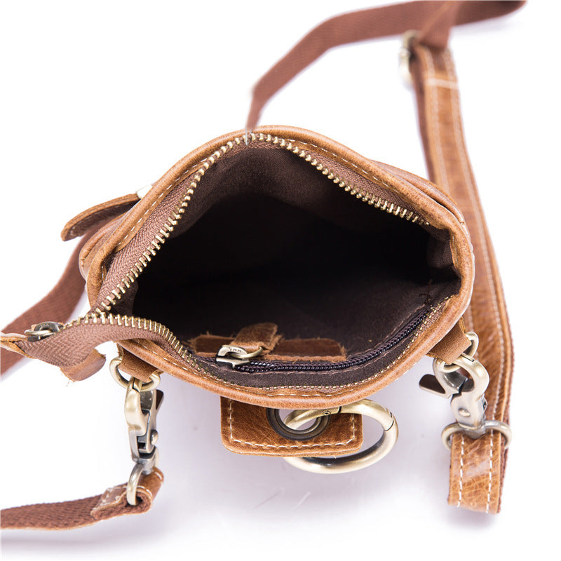 Men&#39;s leather shoulder bag
