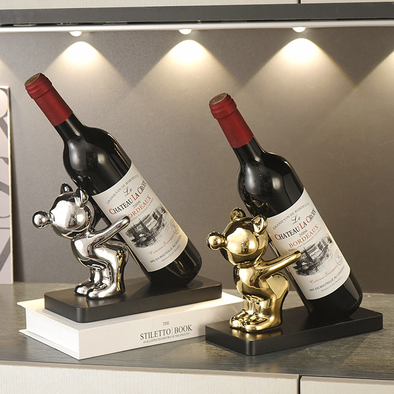 Light Luxury Living Room Wine Rack Artware Decorations Ornaments