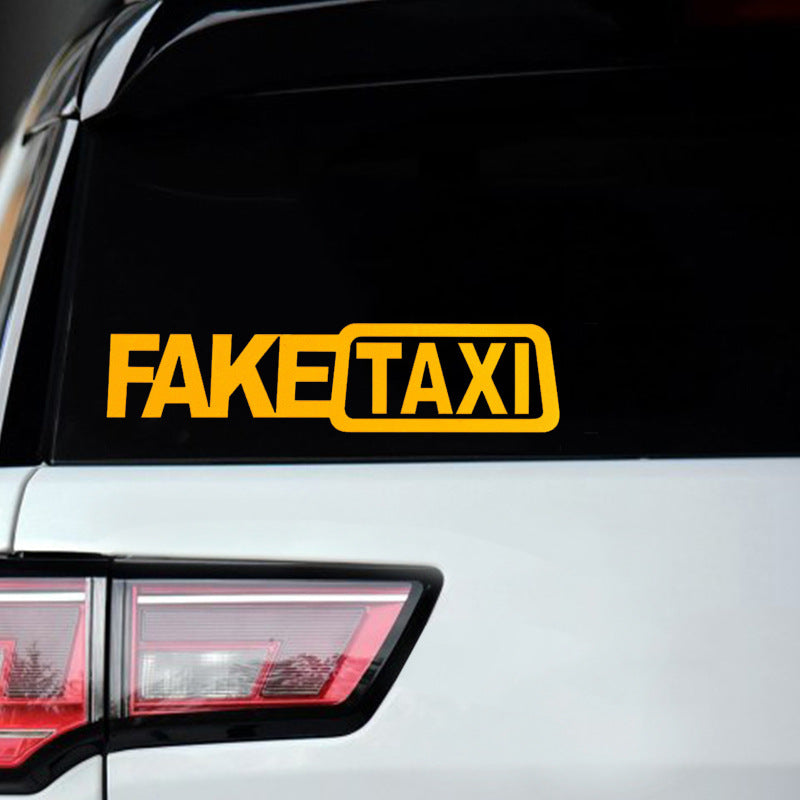 Car Warning English Sticker PET Waterproof