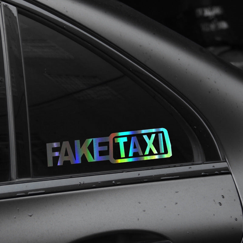 Car Warning English Sticker PET Waterproof