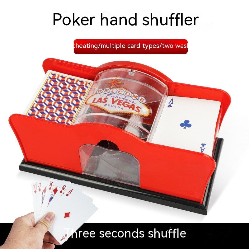 Hand-cranked Shuffling Machine Playing Cards Board Game