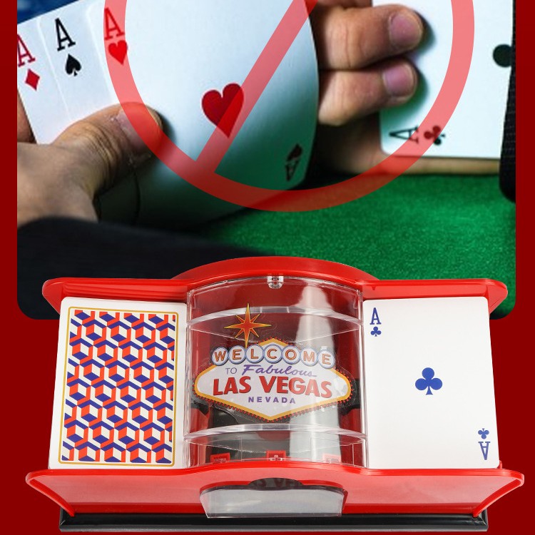 Hand-cranked Shuffling Machine Playing Cards Board Game
