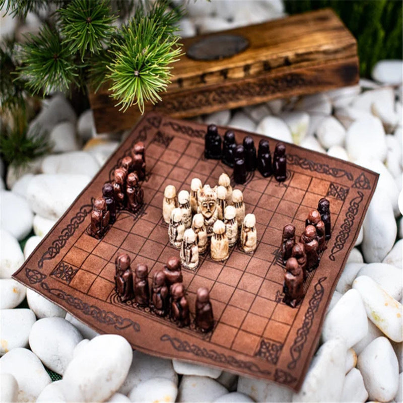 Viking Chess King&#39;s Table Resin Crafts Home Interior Decoration Ornaments