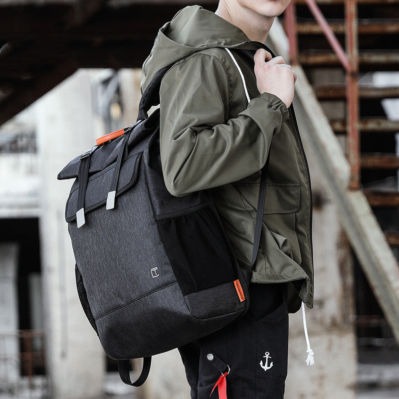 New Fashion Men&#39;s Backpack Personality Trend Leisure