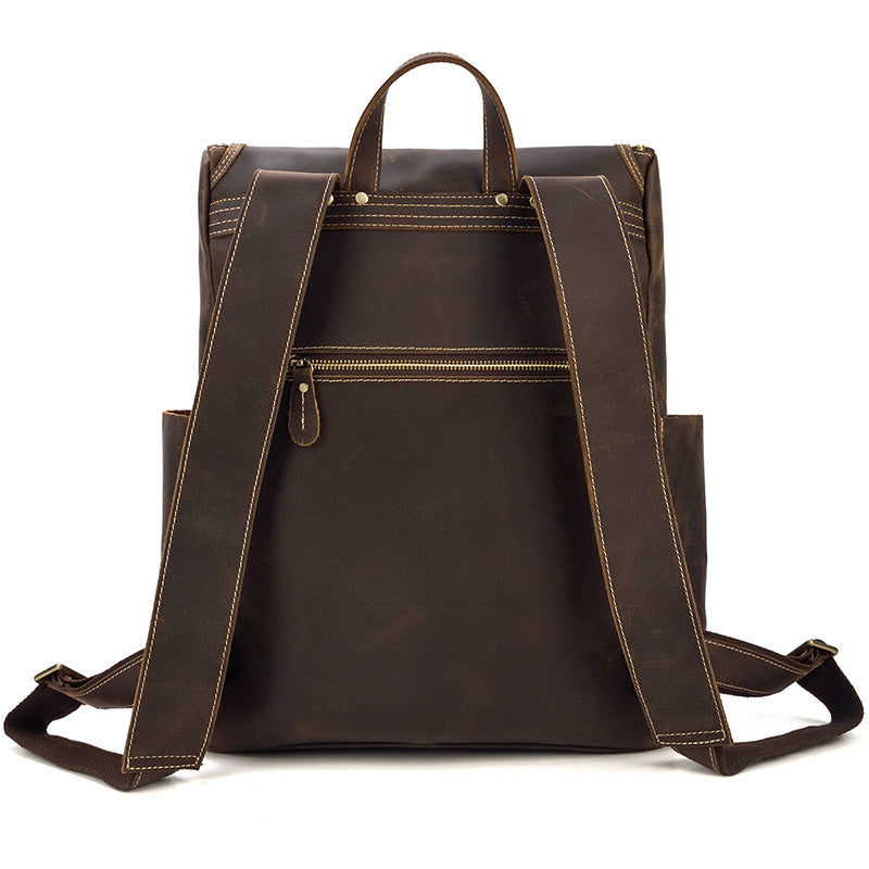 Men&#39;s leather backpack