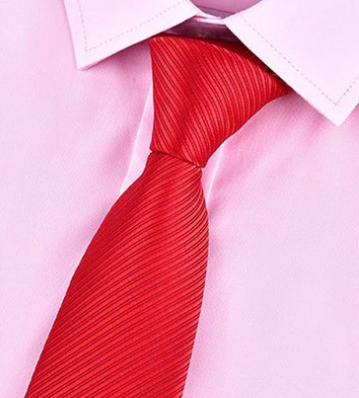 Tie male Married special solid color new   student performance work clothes general red small tie