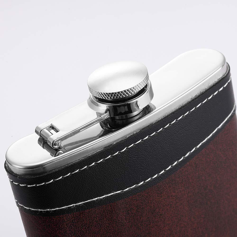 Stainless steel hip flask high-end carry wine bottle