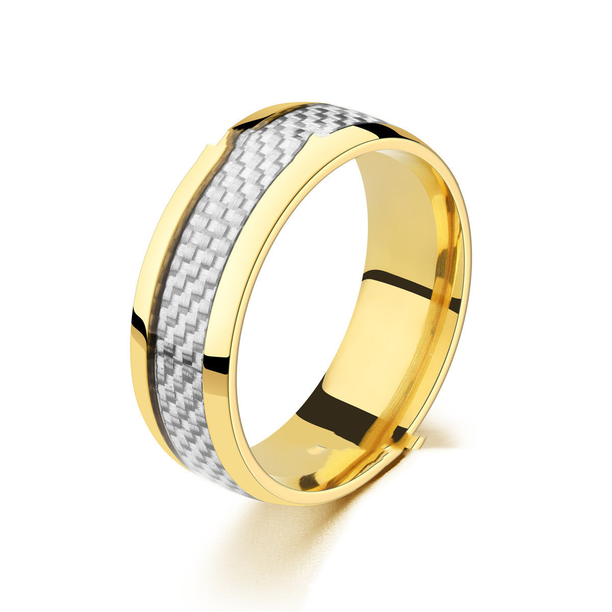 Men&#39;s Fashion Carbon Fiber Ring