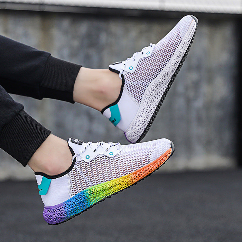 Breathable mesh men&#39;s shoes mesh sports shoes