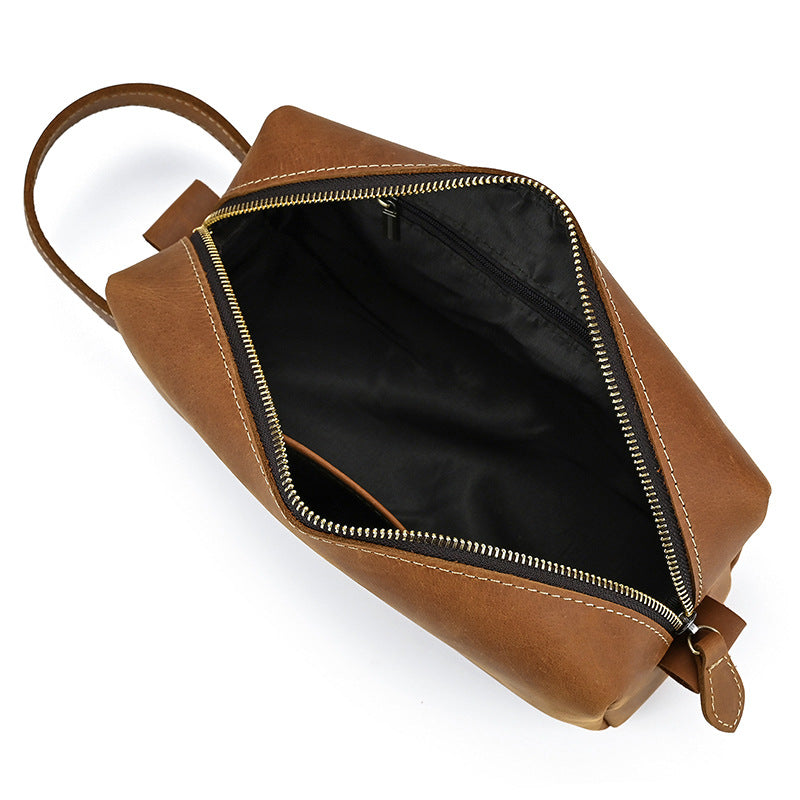 New Multifunctional Men&#39;s Leather Clutch Bag