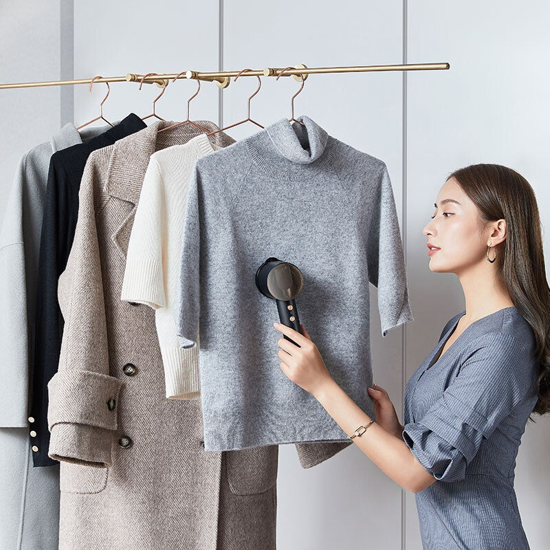 Straight White Rechargeable Hair Ball Trimmer Pilling Device Shaver