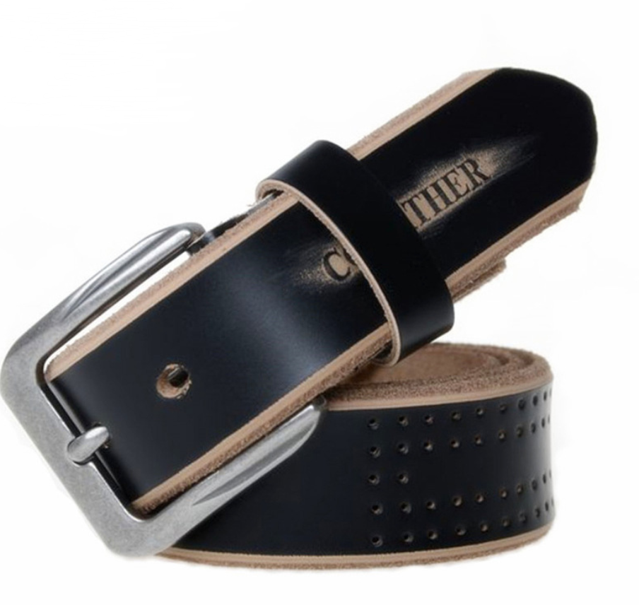 Men&#39;s leather belt