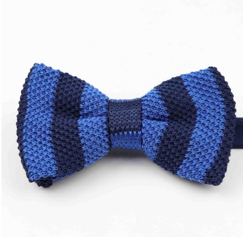New Style Men Women Knit Bowtie Adjustable Butterfly Double Deck Neckwear Bowties Designer Knitting Dress Knitted Bow Tie