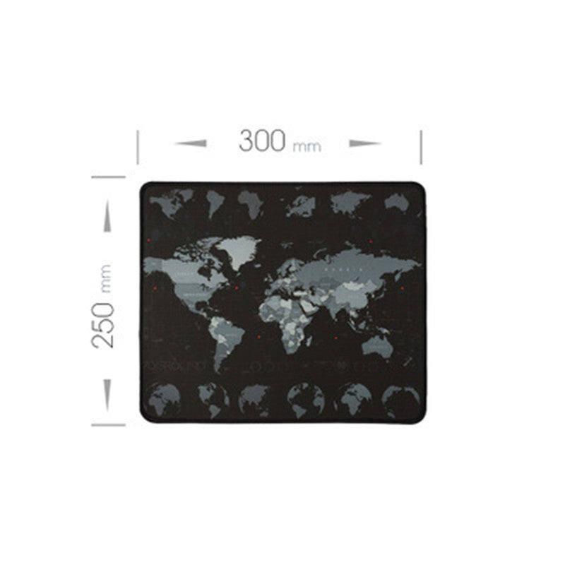 World map mouse pad