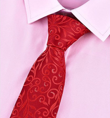 Tie male Married special solid color new   student performance work clothes general red small tie