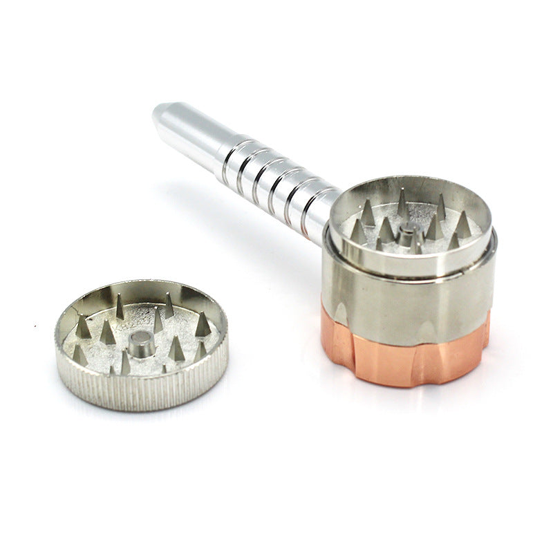 Metal bullet with smoke grinder