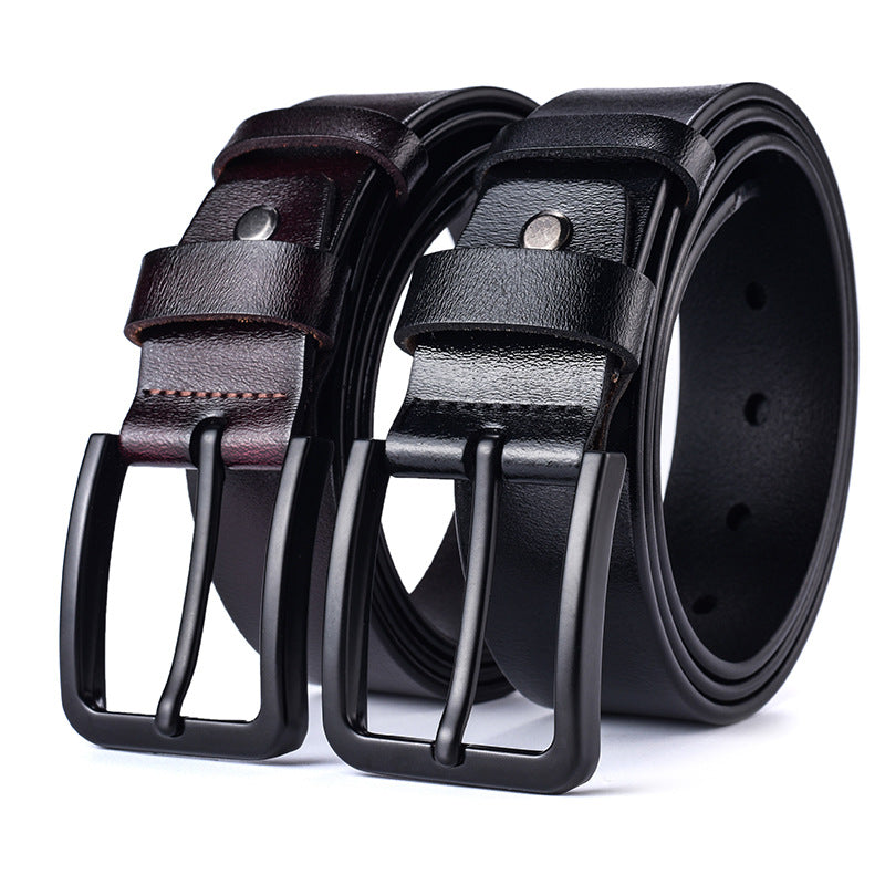 Direct selling men&#39;s leather leather belt casual belt