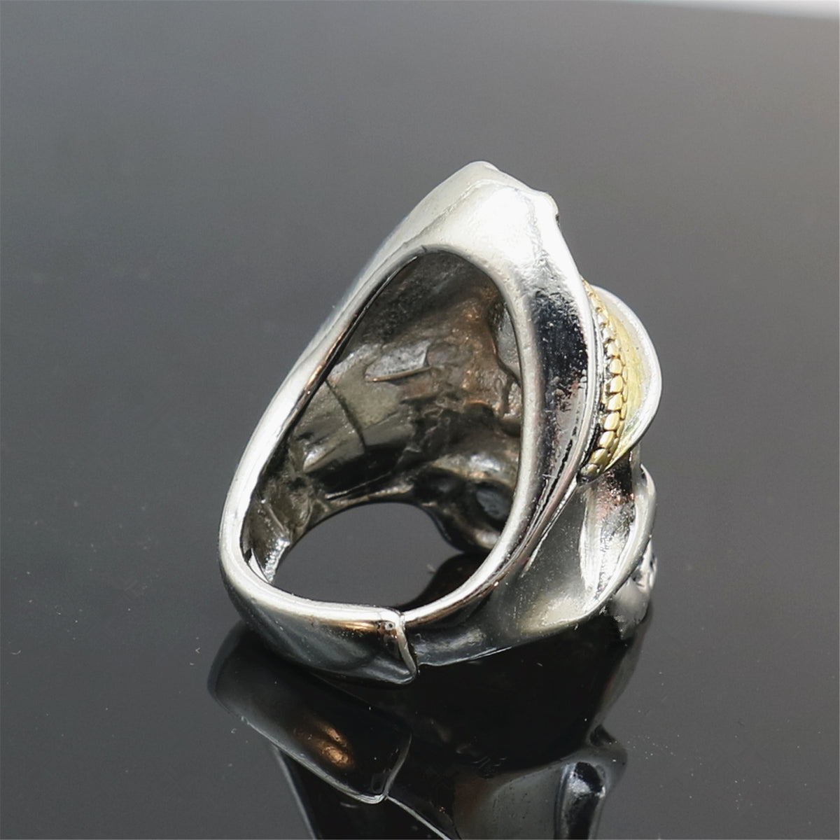 Retro Legion Skull Ring