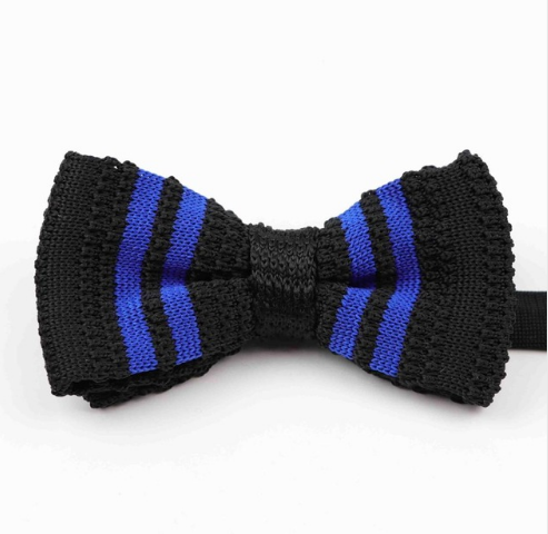 New Style Men Women Knit Bowtie Adjustable Butterfly Double Deck Neckwear Bowties Designer Knitting Dress Knitted Bow Tie