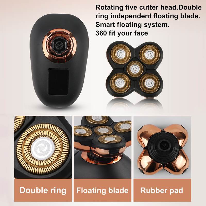 LCD digital display electric shaver