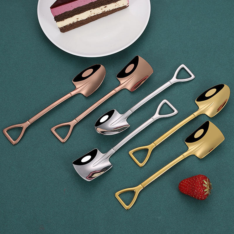 Stainless Steel Coffee Ice Cream Shovel Spoon