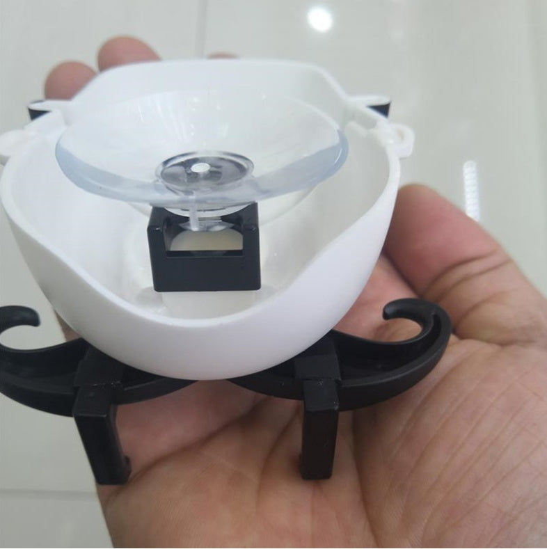 Black beard shaving rack suction razor