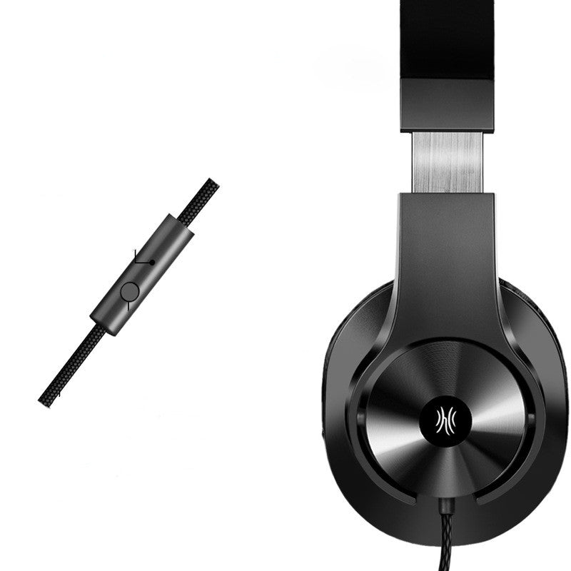 Head-mounted wired headset