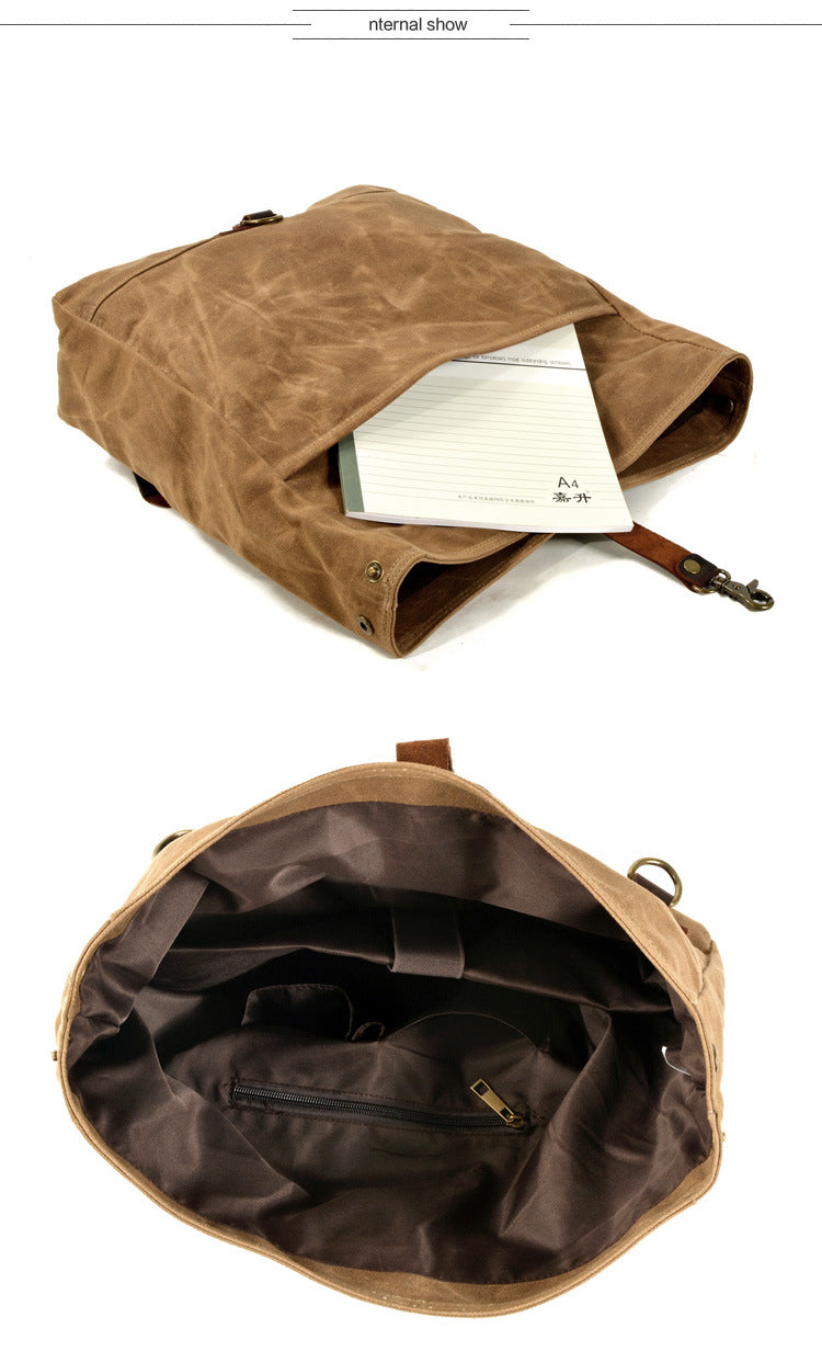Men&#39;s canvas shoulder bag