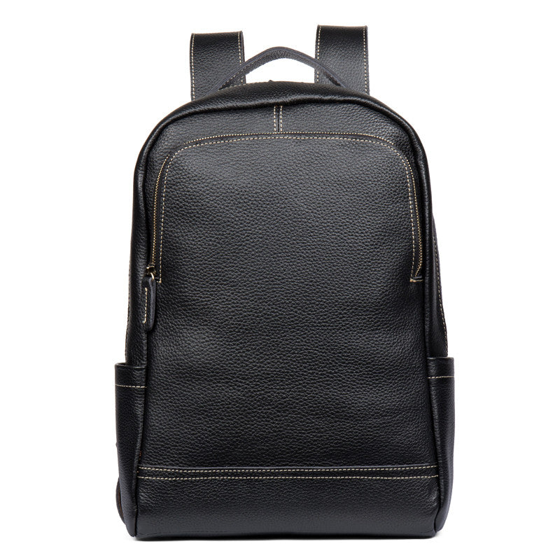 Leather men&#39;s backpack leather travel backpack