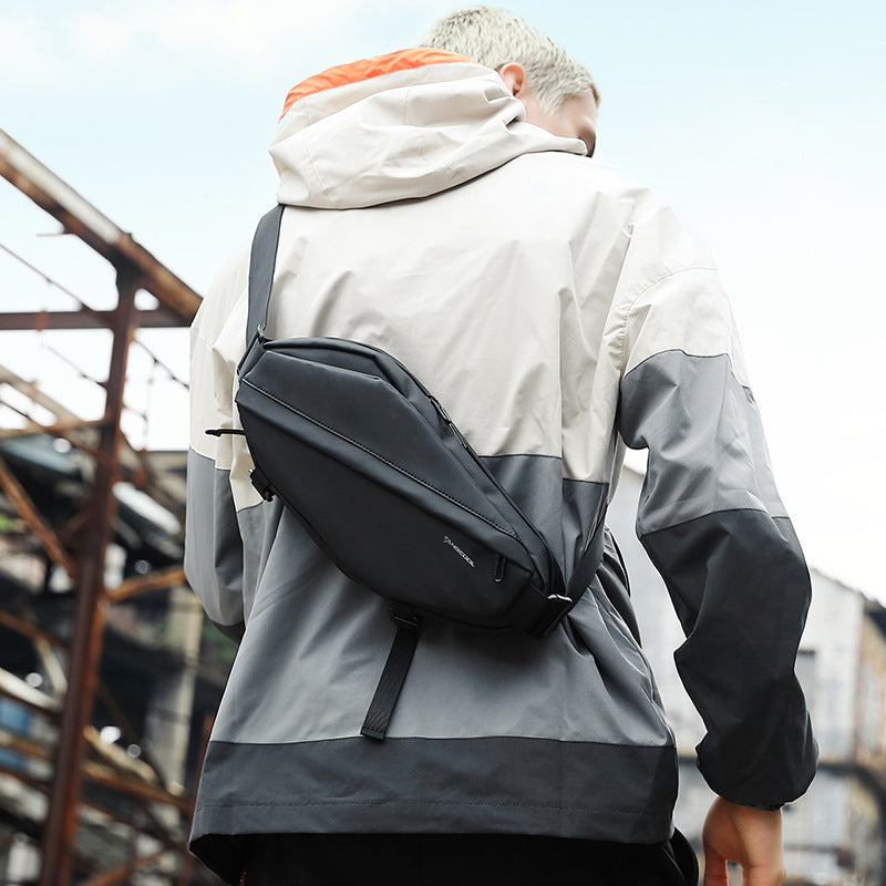 Small Chest Bag Men&#39;s Casual Sports Messenger Bag Fashion Trend Shoulder Men&#39;s Bag