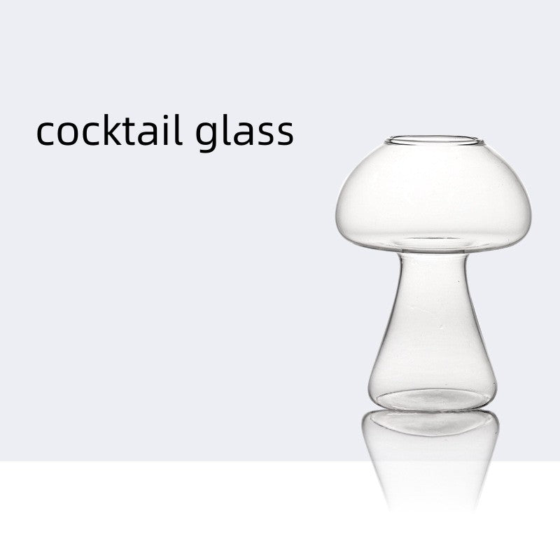 New Online Red Mushroom Cup Cocktail Glass Creative Molecular Food Bar