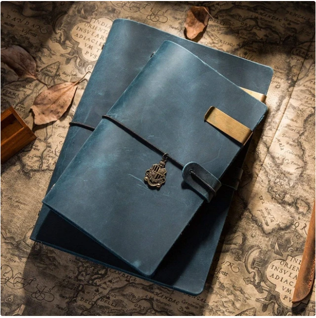 Handmade First Layer Leather Hand Account Binder Notebook