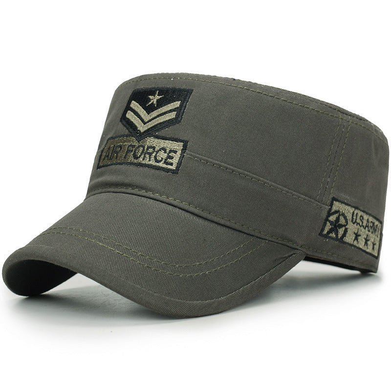 Camouflage military cap flat hat