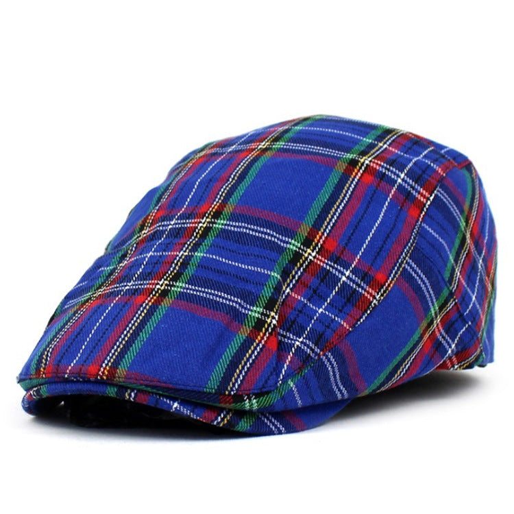 Women&#39;s Art Contrast Plaid Painter Hat