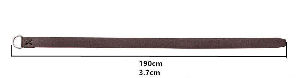 Leather Viking Cowhide Rope Belt Renaissance